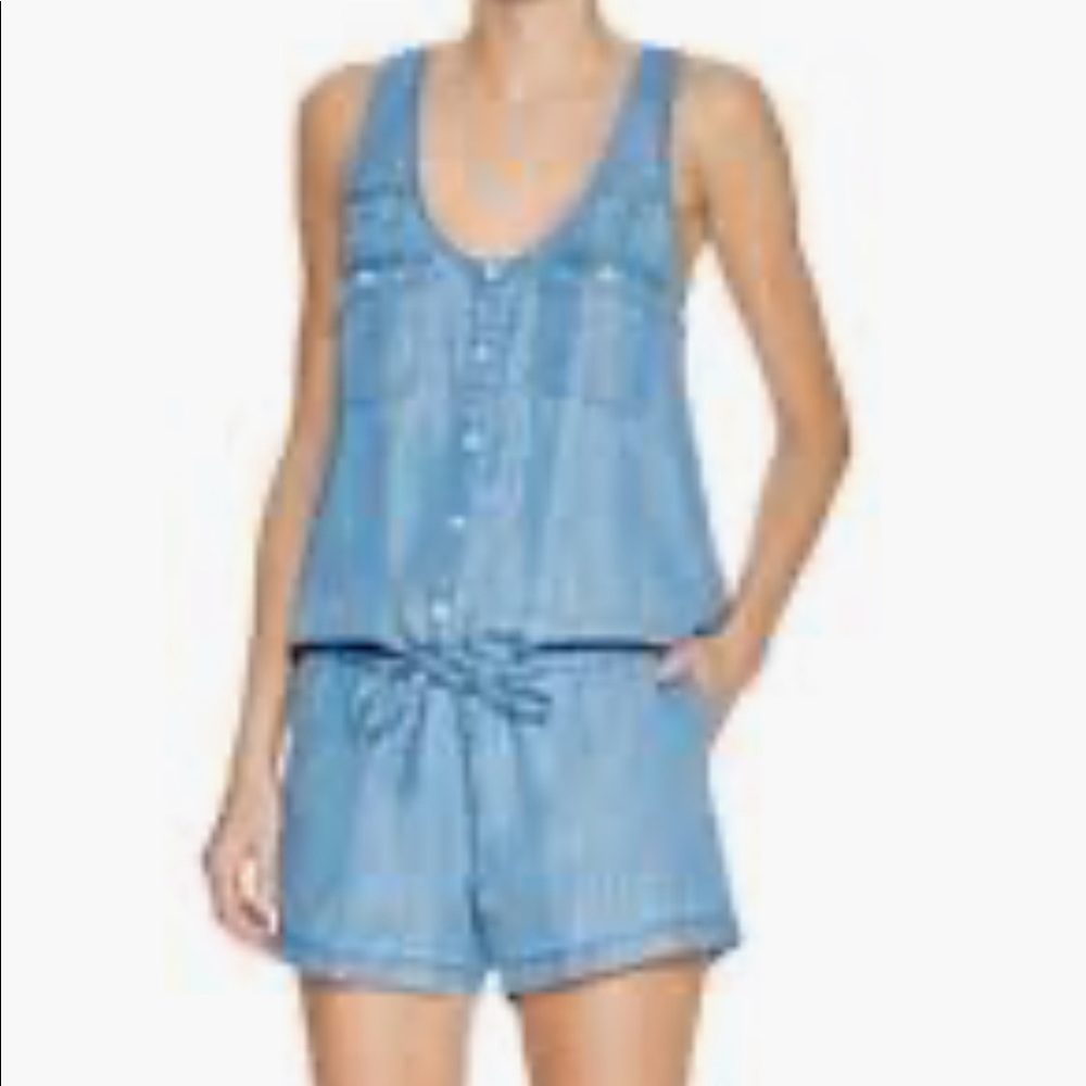 Joie Soft Denim Romper